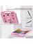Honor Pad 9 Tablet Kılıfı Için Çizilmez Eva Sevimli Desenler Kickstand Kapağı ve Saplı-Pembe (Yurt Dışından) 3