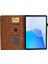 Huawei Matepad Se Için 10.4 Inç Koruyucu Kılıf Demir Kule Baskılı Pu Deri Kapak Standı Kapak ile Kart Tutucu-Kahverengi (Yurt Dışından) 3