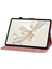 Honor Pad 9 Için Kart Yuvalı Kılıf Zambak Çiçeği Baskılı Deri Stand Tablet Kapağı-Pembe (Yurt Dışından) 4