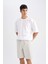 Relax Fit Pamuklu Bermuda Şort D7917AX24SM 3