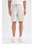 Relax Fit Pamuklu Bermuda Şort D7917AX24SM 4