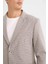 Slim Fit Dar Kesim Ceket Yaka Düğmeli Blazer Ceket D6074AX24AU 5