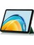 Huawei Matepad Se Için 10.4 Inç Üç Katlı Stand Tablet Kılıfı Pu Deri Koruyucu Tablet Kapağı-Mavi (Yurt Dışından) 3