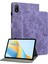 Honor Pad V8 Pro Tablet Kılıfı Için Pu Deri Kaplan Desenli Kart Tutuculu Folyo Koruyucu Kapak-Mor (Yurt Dışından) 1