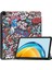 Huawei Matepad Se Için 10,4 Inç Üç Katlı Stand Otomatik Uyku/uyandırma Tablet Kapağı Desen Baskı Pu Deri Folyo Çizilmez Tablet Kılıfı-Grafiti (Yurt Dışından) 1