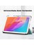 Üç Katlı Esnek Açılı Stand Uyandırma/uyku Deri Akıllı Kılıf Huawei Matepad T 10S/T 10/enjoy Tablet 2-Bebek Mavisi (Yurt Dışından) 4
