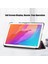 Honor Pad X8/x8 Lite/huawei Matepad T 10 Desen Baskı Pu Deri Üç Katlı Stand Kapağı Düşmeye Dayanıklı Tablet Koruyucu Kılıf-Gece Vakti (Yurt Dışından) 3