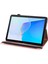 Honor Pad 8 Için Kılıf Çiçek Desen Pu Deri Kart Yuvaları Standı Koruyucu Tablet Kapak-Gül Altın (Yurt Dışından) 4