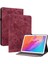 Huawei Enjoy Tablet 2/matepad T 10S/T 10 9.7 Inç Baskılı Tasarım Standı Tablet Pu Deri Kılıf Kapak-Kırmızı (Yurt Dışından) 1