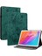 Huawei Enjoy Tablet 2/matepad T 10S/T 10 9.7 Inç Baskılı Tasarım Standı Tablet Pu Deri Kılıf Kapak-Yeşil (Yurt Dışından) 1