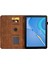 Huawei Mediapad T3 10 Desen Baskılı Tablet Kılıfı Pu Deri Folyo Standı Kalem Tutucu ve Kart Yuvaları ile Akıllı Kapak Kabuk-Kahverengi (Yurt Dışından) 2