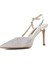 Kadın Lame Taşlı İnce Topuklu Abiye Ayakkabı 5