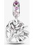 Pembe Kalp Aile Ağacı Sallantılı Charm 799153C01 3