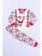 Çocuk Yılbaşı Pijama Takımı Noel Baba Baskılı Ribanalı D8 3