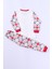 Çocuk Yılbaşı Pijama Takımı Noel Baba Baskılı Ribanalı D8 4