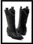 Siyah Deri Kadın Bot & Bootie K02041200003 1