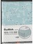 Fitted Lastikli Çarşaf Seti Yastıklı Çarşaf Pamuk Ranforce 100 x 200 Aqua Petals 1