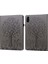 Honor Pad X9 Kılıf Pu Deri Ağaç Geyik Desenli Katlanır Stand Tablet Kapak-Gri (Yurt Dışından) 1