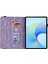Onur Pad X8 Pro/pad X9 Deri Kapak Baskılı Çevirme Standı Kart Tutucu Tablet Kılıfı-Mor (Yurt Dışından) 3