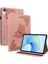 Onur Pad X8 Pro/pad X9 Deri Kapak Baskılı Çevirme Standı Kart Tutucu Tablet Kılıfı-Pembe (Yurt Dışından) 1