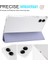 Onur Magicpad 13 Için Pu Deri Şeffaf Tpu Tablet Kılıfı Üç Katlı Standı Tablet Kapak ile Kalem Tutucu-Mor (Yurt Dışından) 4