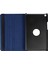 Huawei Mediapad T3 8.0-Koyu Mavi Için 360 Derece Döner Standlı Litchi Deri Tablet Kılıfı (Yurt Dışından) 2