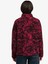 Printed Fermuarlı Sherpa Kadın Polar Red 3