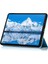 Huawei Qingyun C7 Üç Katlı Stand Tablet Kılıfı Pu Deri Otomatik Uyku/uyandırma Akıllı Kapak-Mavi (Yurt Dışından) 3
