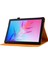 Huawei Enjoy Tablet 2/matepad T 10 9,7 Inç/t 10S 10,1 Inç/honor Pad 6 10,1 Inç/pad X6 9,7 Inç Tablet Kılıfı Desen Baskılı Pu Deri Kart Yuvaları Stand Kapağı-Turuncu (Yurt Dışından) 4