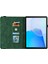 Huawei Matepad Se 10.4 Inç Kapak Çevirin, Çiçek Baskılı Pu Deri Kart Tutucu Kalem Tutucu ile Tablet Kılıfı Standı-Yeşil (Yurt Dışından) 3