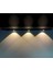 40 cm Beyaz Slim LED Kabin Armatürü - Hareket Sensörlü - Dekoratif Gece Lambası - USB Şarjlı Aydınlatma -- 3 W 4