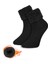 FOURSOLOS Thermal Siyah Kışlık Çorap Unisex 2'li 36-41 Beden 1