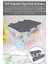 Tekno Trust 2'li Set - Bebek Çocuk Odası Düzenleyici - Kilitli Kapak Oyuncak Kutusu Organizer - 16 Lt Antrasit 2