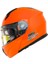 966 V2 Orange Çene Açılır Turuncu Kask 1