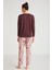 Yumuşak Dokulu V Yaka Uzun Kol Kadın Pijama Takım 2625 5