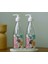 3lü Set Renkli Suya Dayanıklı Etiket Cam Şişe Bulaşık Deterjanlık Sıvı Sabun 2X330ML+BEYAZ Altlık BOŞ 1