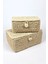 Tekno Trust Kapaklı Örgülü Sepet Kutu Seti 2 Adetli Astarlı Düzenleme Kutusu 25 x 17 x 12 cm DD014 3