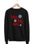 Yılbaşı Noel Yeni Yıl Christmas Tasarım Baskılı 3 Iplik Geniş Kalıp Sweatshirt 1