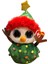 Yeşil Kardan Adam Beanie Boos Garland 2