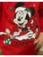 Baskılı Pamuk Kız Çocuk Yeni Yıl Pijama Takımı (Minnie Mouse) 5