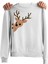 Yılbaşı Noel Yeni Yıl Christmas Tasarım Baskılı 3 Iplik Geniş Kalıp Sweatshirt 1