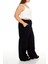 Plus Size Yüksek Bel Kargo Pantolon 3