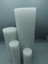 Soya Parafinli Beyaz Çap:7 cm Boy:10-15-20-25 cm lindir Blok Mum 460-470 Saat Yanış Süreli Beyaz 2