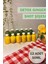 12 Adet Cam Ginger Shot Detox Şişesi Sızdırmaz Plastik Kapaklı Çok Amaçlı 50ML 1