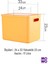 Storage Box Yeşil-Sarı 2 Adet 17 Litre Düzenleyici Kapaklı Kutu, Dekoratif Saklama Kutusu, Organize 3
