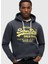 Kapüşon Yaka Siyah Erkek Sweatshırt M2013704A1BJ_NEON Vl Graphıc Hoodıe 1