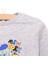 Basic Az Şardonlu Aslan Desenli Sweatshirt Erkek Bebek 3