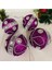 Tekno Trust - 4 Adet Luxury Seri Cici Top Ağaç Süsü Mor 537132 1