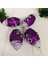 Tekno Trust - 4 Adet Luxury Seri Cici Ağaç Süsü Mor Oval 528130 1