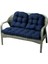 Kalınlaş Settee I Veranda Loveseat Tezgah Koltuk Minderi Mavi (Yurt Dışından) 2